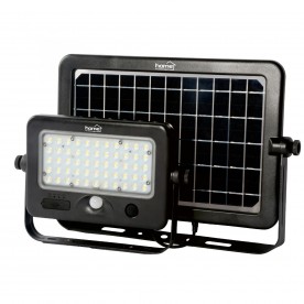 Szolár paneles LED reflektor, mozgásérzékelős 10 W 1100 LM - FLP 1100 SOLAR
